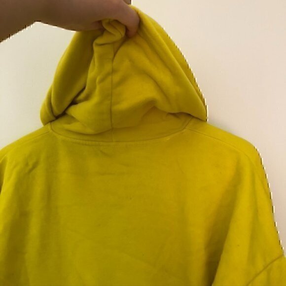 EMPYRE Freida Over You Rose Hoodie Yellow Red Floral Fleece Sweatshirt Small S - Picture 8 of 10